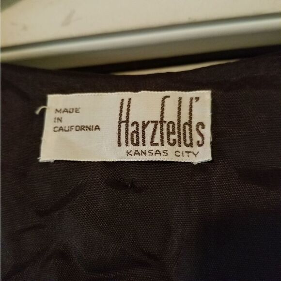 VintageHarzfeld's Kansas City Black Beaded Vest - Picture 2 of 10